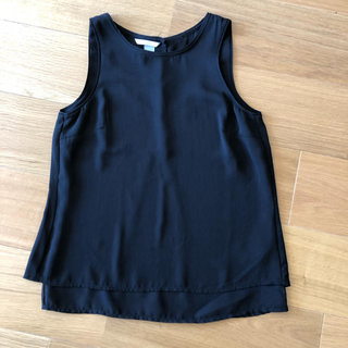 エイチアンドエム(H&M)のH&M ノースリーブシフォントップス(カットソー(半袖/袖なし))