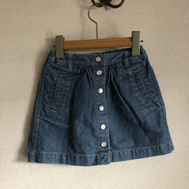 PETIT BATEAU(プチバトー)のプチバトー  デニムスカート6a キッズ/ベビー/マタニティのキッズ服女の子用(90cm~)(スカート)の商品写真