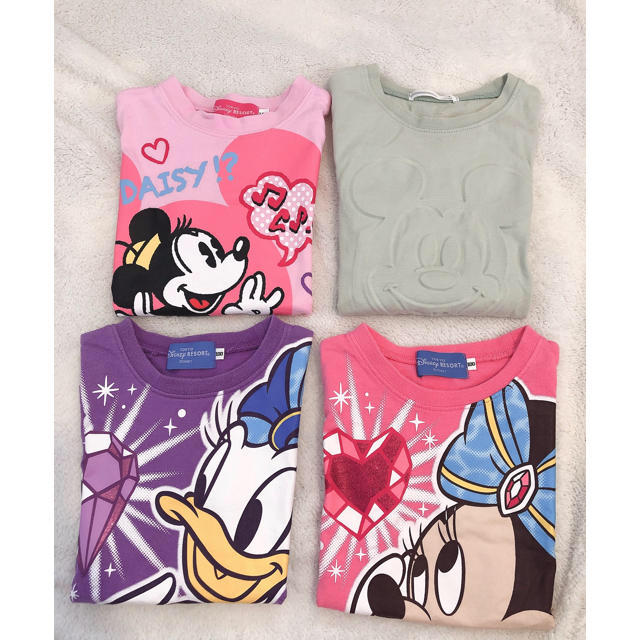 Disney(ディズニー)のディズニーTシャツ まとめ売り 100 キッズ/ベビー/マタニティのキッズ服女の子用(90cm~)(Tシャツ/カットソー)の商品写真