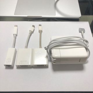 マック(Mac (Apple))のMacBook Air 充電コード 接続端子(バッテリー/充電器)