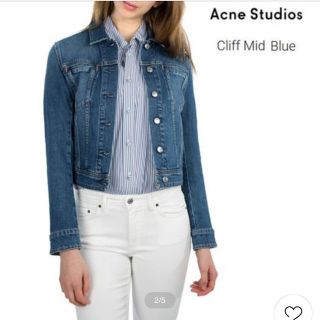 アクネ(ACNE)のACNE アクネ デニムジャケット 新品未使用(Gジャン/デニムジャケット)