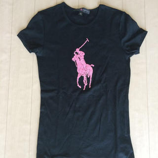 ラルフローレン(Ralph Lauren)のラルフローレンピンクポニービーズTシャツ(Tシャツ(半袖/袖なし))