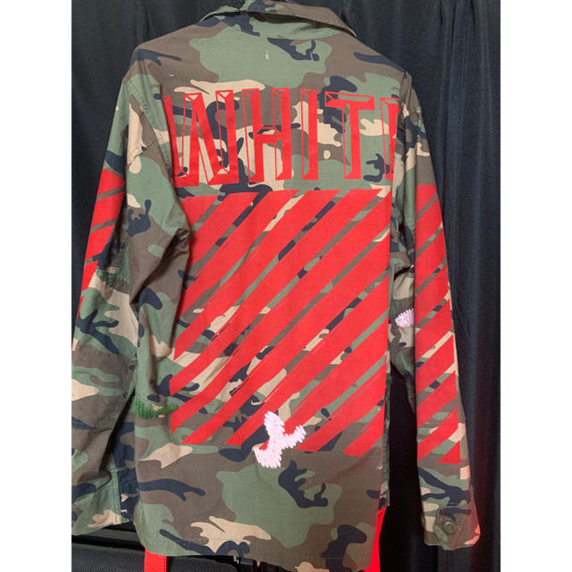 OFF WHITE 15aw  カモフラ ミリタリージャケット S