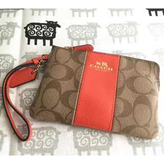 コーチ(COACH)のコーチ リストレットポーチ  新品(その他)