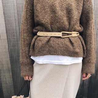 アメリヴィンテージ(Ameri VINTAGE)のnatural color belt(ベルト)