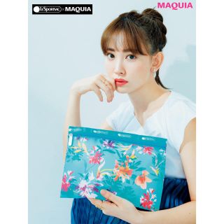 レスポートサック(LeSportsac)のマキア2018年9月号付録  レスポートサック ビッグサイズ花柄マルチポーチ(ポーチ)