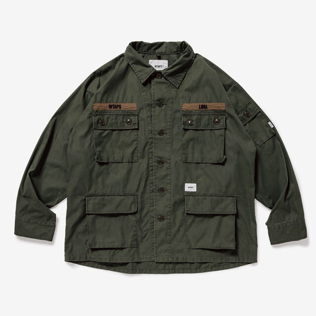 W)taps(ダブルタップス)の19ss wtaps jungle ls od Mサイズ メンズのジャケット/アウター(ミリタリージャケット)の商品写真