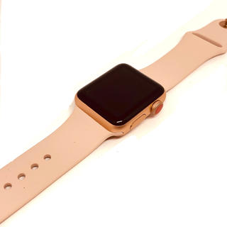 アップルウォッチ(Apple Watch)のApple Watch series3 38mm  セルラー ローズゴールド(腕時計(デジタル))