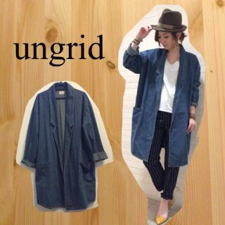 アングリッド(Ungrid)のungrid♡デニムロングガウン(Gジャン/デニムジャケット)