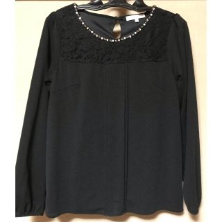 プロポーションボディドレッシング(PROPORTION BODY DRESSING)のproportion body dressing 黒ブラウス レース(シャツ/ブラウス(長袖/七分))