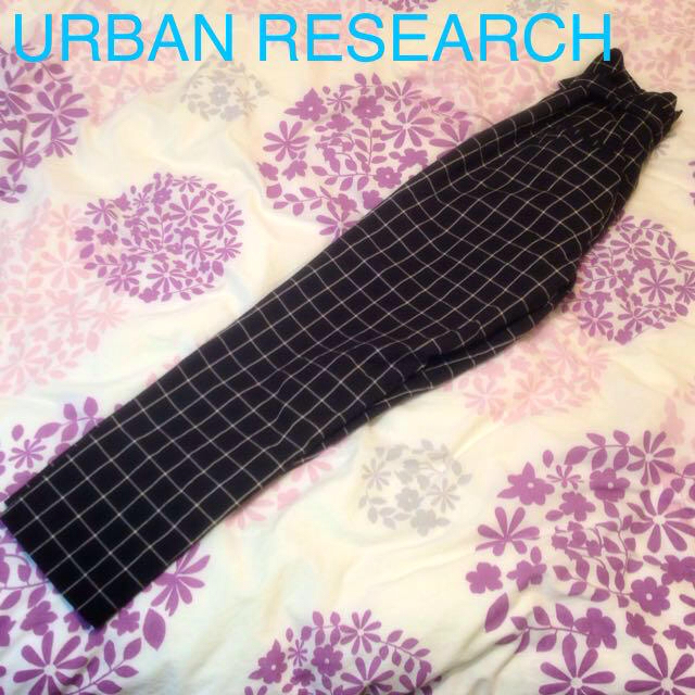 URBAN RESEARCH(アーバンリサーチ)のアーバンリサーチ チェック柄パンツ レディースのパンツ(カジュアルパンツ)の商品写真