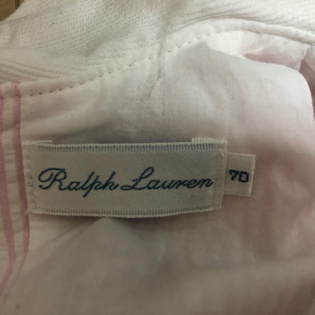 Ralph Lauren(ラルフローレン)のラルフローレン(RALPH LAUREN)ワンピース70cmピンク キッズ/ベビー/マタニティのベビー服(~85cm)(ワンピース)の商品写真