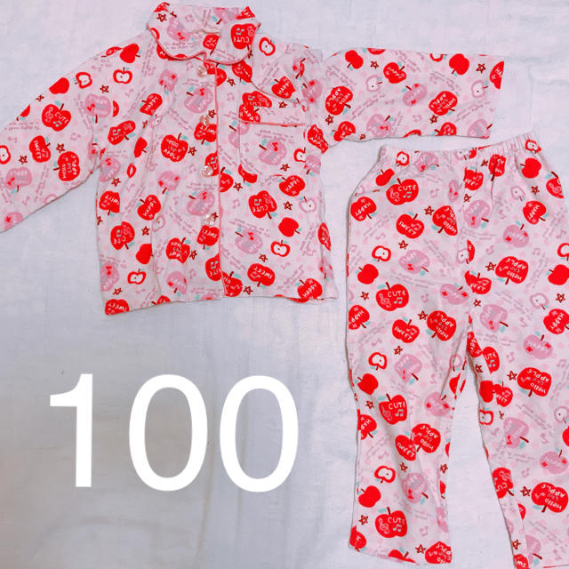 パジャマ 女の子 100  キッズ/ベビー/マタニティのキッズ服女の子用(90cm~)(パジャマ)の商品写真