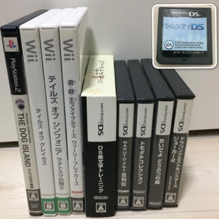ニンテンドーDS(ニンテンドーDS)のゲームソフト セット Wii DS PS2 (携帯用ゲームソフト)