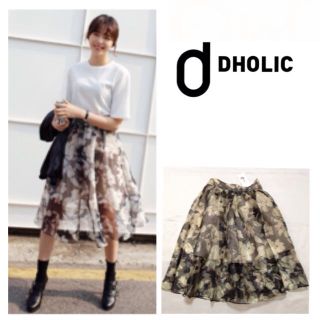 ディーホリック(dholic)の♡様 専用♡オーガンジースカート(ひざ丈スカート)