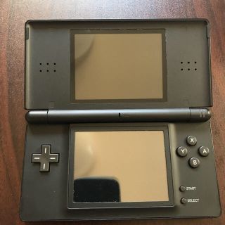 ニンテンドーDS(ニンテンドーDS)のDS lite ブラック ＋純正ACアダプター(携帯用ゲーム機本体)