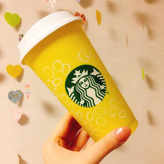 スターバックスコーヒー(Starbucks Coffee)の🐰海外限定STARBUCKSリユーサブルタンブラー🐰 イースターイエロー🌼(タンブラー)