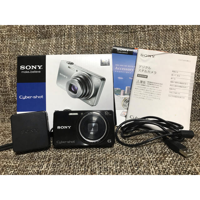 コンパクトデジタルカメラ最終お値下げします♡SONY DSC-wx100 デジカメ黒