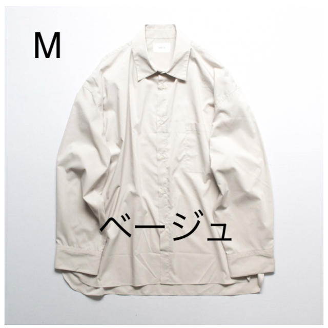 stein OVERSIZED DOWN PAT SHIRT シャツ ベージュ