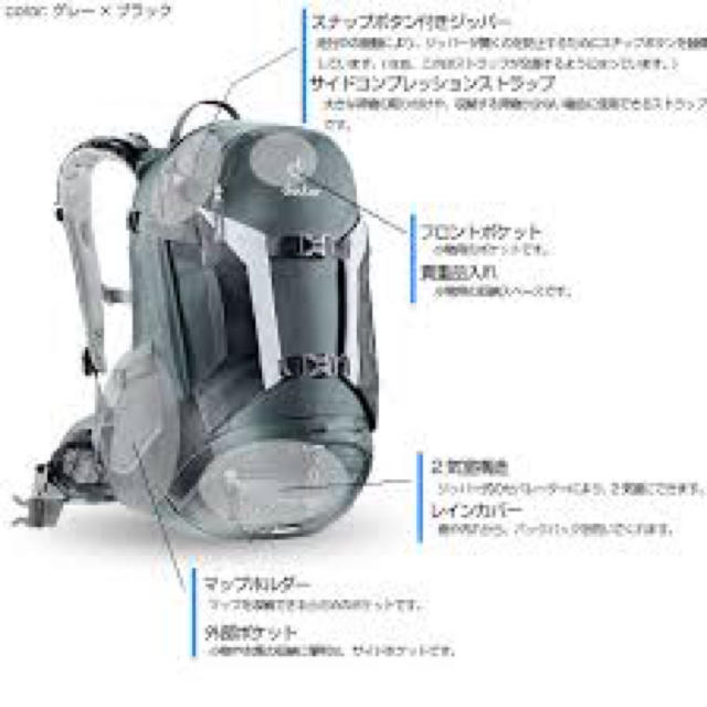 Deuter[ドイター] トランスアルパイン25 ミッドナイト/ターコイズ