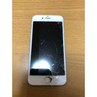 アップル(Apple)の⑨ iPhone 6s silver 64GB docomo ジャンク(スマートフォン本体)