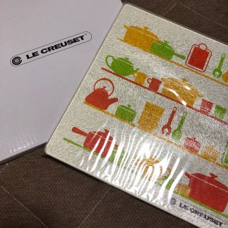 ルクルーゼ(LE CREUSET)のル・クルーゼ ガラスキッチンプレート(キッチン小物)