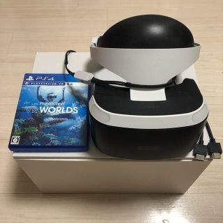 プレイステーションヴィーアール(PlayStation VR)のPS VR 美品‼️ VR WORLDSセット(家庭用ゲーム機本体)