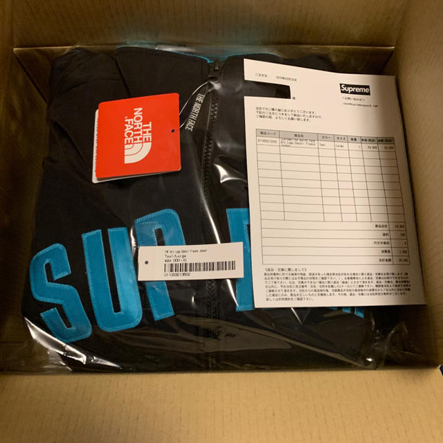 supreme north face Denali fleece L teal