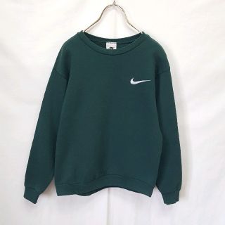 ナイキ(NIKE)の90s★old NIKE USA製 銀タグ ワンポイント スウェット トレーナー(スウェット)