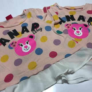 アナップキッズ(ANAP Kids)のANAP トップス 120と130のセット(Tシャツ/カットソー)