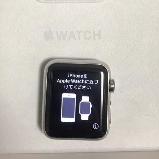 アップルウォッチ(Apple Watch)のApple Watch 第一世代 38 mm ステンレススチールケース おまけ付(腕時計(デジタル))