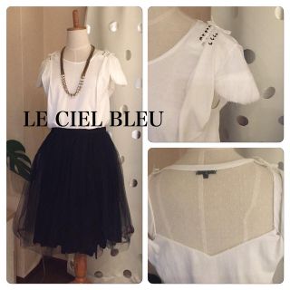 ルシェルブルー(LE CIEL BLEU)のルシェルブルー デザインカットソー(カットソー(半袖/袖なし))