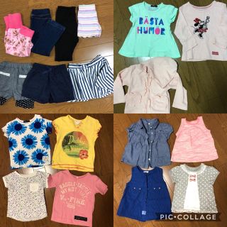 ディズニー(Disney)の子供服 女の子 半袖 春夏服 まとめ売り 80サイズ 18点(その他)