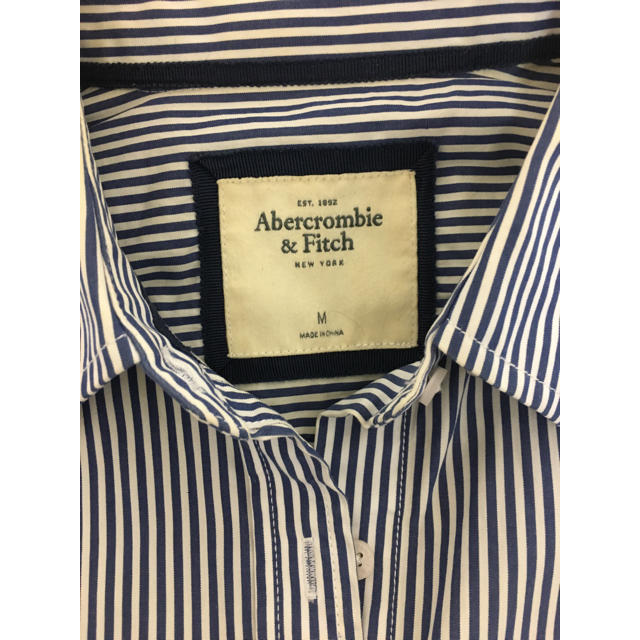 Abercrombie&Fitch(アバクロンビーアンドフィッチ)のAbercrombie&Fitch ストライプ柄シャツ レディースのトップス(シャツ/ブラウス(長袖/七分))の商品写真