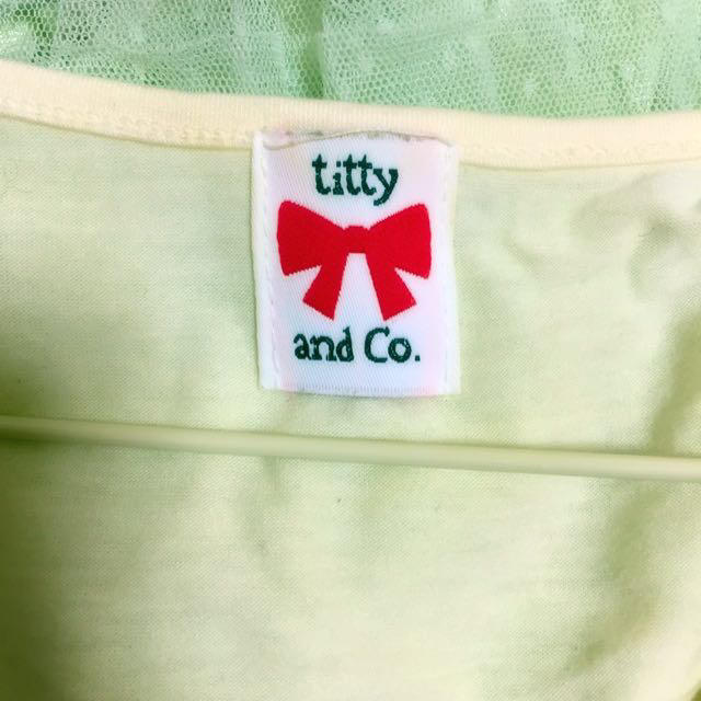 titty&co(ティティアンドコー)のティティアンドコー Tシャツ ワンピ レディースのワンピース(ひざ丈ワンピース)の商品写真