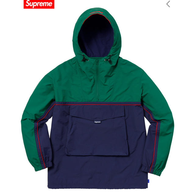 sサイズ supreme  split anorak green