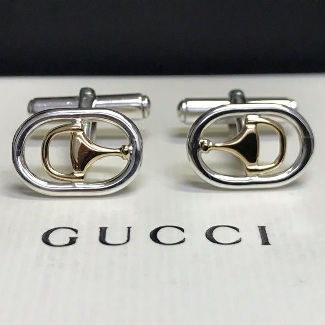 ふるさと割】 750 K18 - Gucci グッチ 18金 カフリンクス カフス