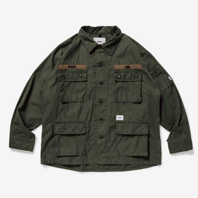 W)taps(ダブルタップス)の19SS WTAPS JUNGLE LS OD メンズのジャケット/アウター(ミリタリージャケット)の商品写真