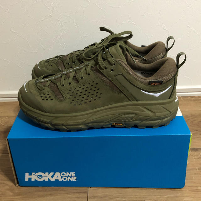 HOKA ONE ONE TOR ULTRA LOW WP JP オリーブ