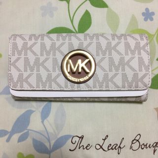 マイケルコース(Michael Kors)の新品未使用 MK マイケルコース 長財布 VANILLA(財布)