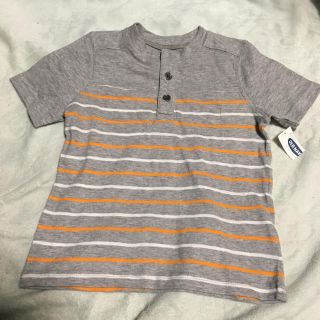 オールドネイビー(Old Navy)の新品 Tシャツ OLD NAVY 95 グレー オールドネイビー 男の子(Tシャツ/カットソー)