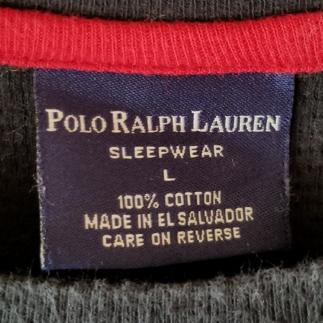 POLO RALPH LAUREN(ポロラルフローレン)のPoLo RALPH LAUREN　サーマル　スリープウエア　ロンT メンズのトップス(Tシャツ/カットソー(七分/長袖))の商品写真