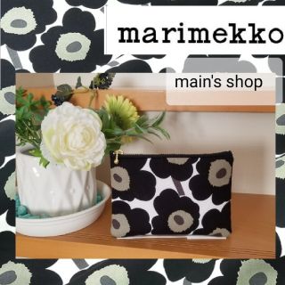 マリメッコ(marimekko)のマリメッコフラットポーチ　ﾊﾝﾄﾞﾒｲﾄﾞ(ポーチ)