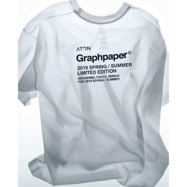 Graphpaper×ATON PRINT OVERSIZED T-SHIRTトップス