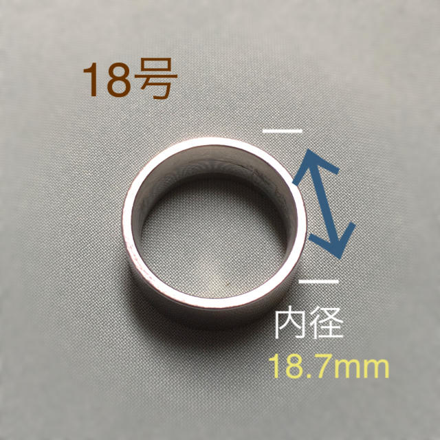 ステンレス 平打ちリング メンズのアクセサリー(リング(指輪))の商品写真