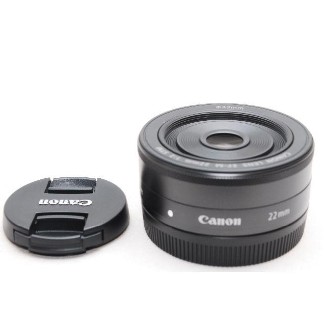 レンズ(単焦点)♡新品未使用品♡Canon EF-M 22mm STMレンズ  ブラック