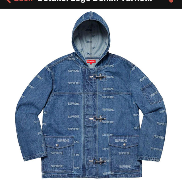 supreme Logo Denim Turnout JacketGジャン/デニムジャケット