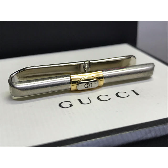 Gucci - グッチ ネクタイピン タイピン タイバー センターゴールドの通販 by zest shop｜グッチならラクマ