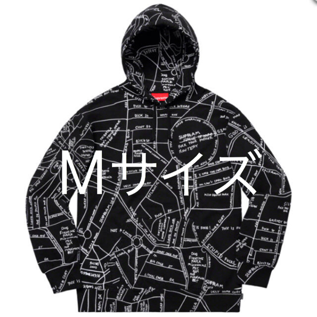 パーカーSupreme Gonz Embroidered Map Hooded