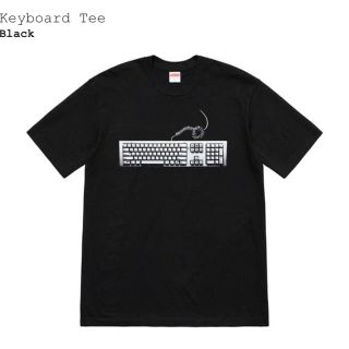 シュプリーム(Supreme)のsupreme keyboard tee L 黒(Tシャツ/カットソー(半袖/袖なし))